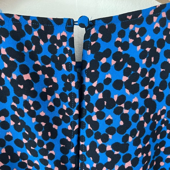 🎈Host Pick🎈EUC Boden tea dress 2P retro print waistband knee length 1/2 sleeve - Picture 3 of 15